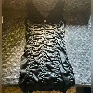 Albert Ferretti black mini dress.